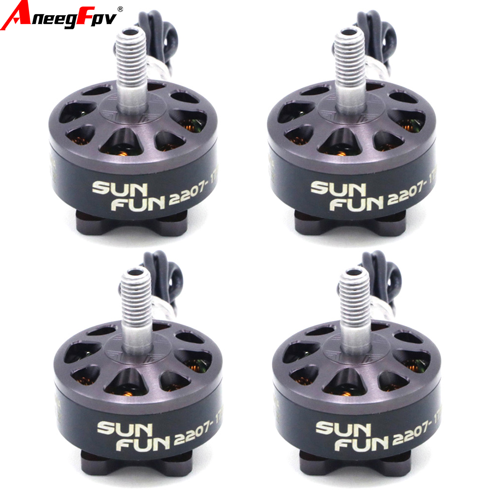 Brushed Drone Motor - 1/4 pçs conjunto sun fun 2207