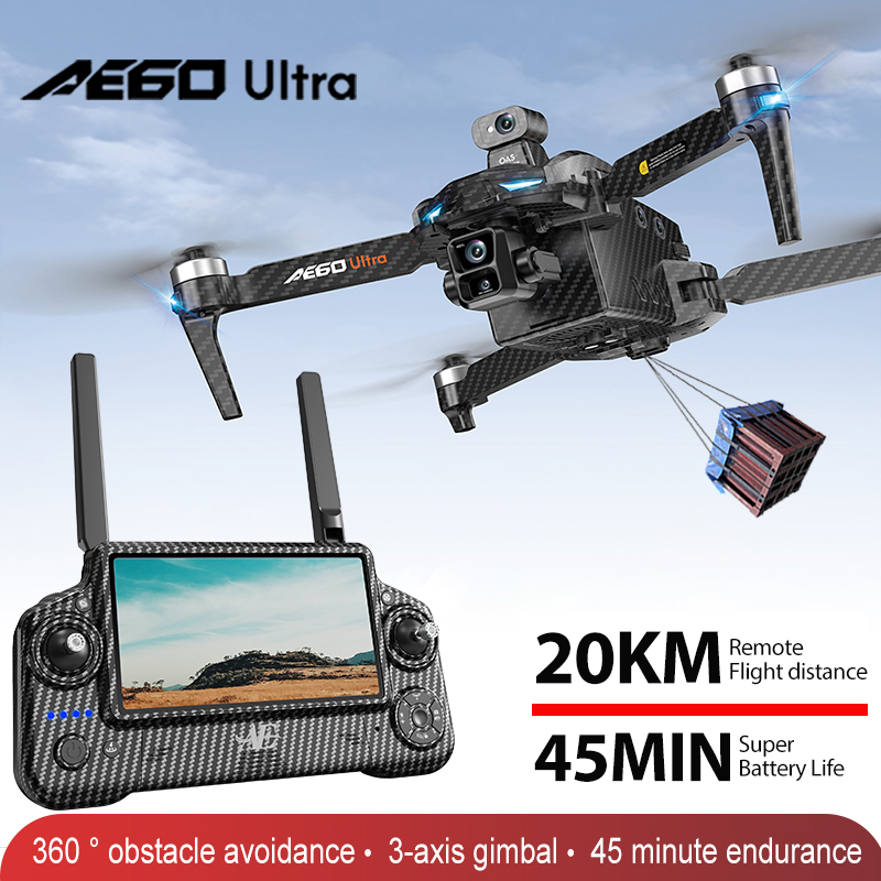Brushed Drone Motor - Ae60 gps drone profissional 8k câmera