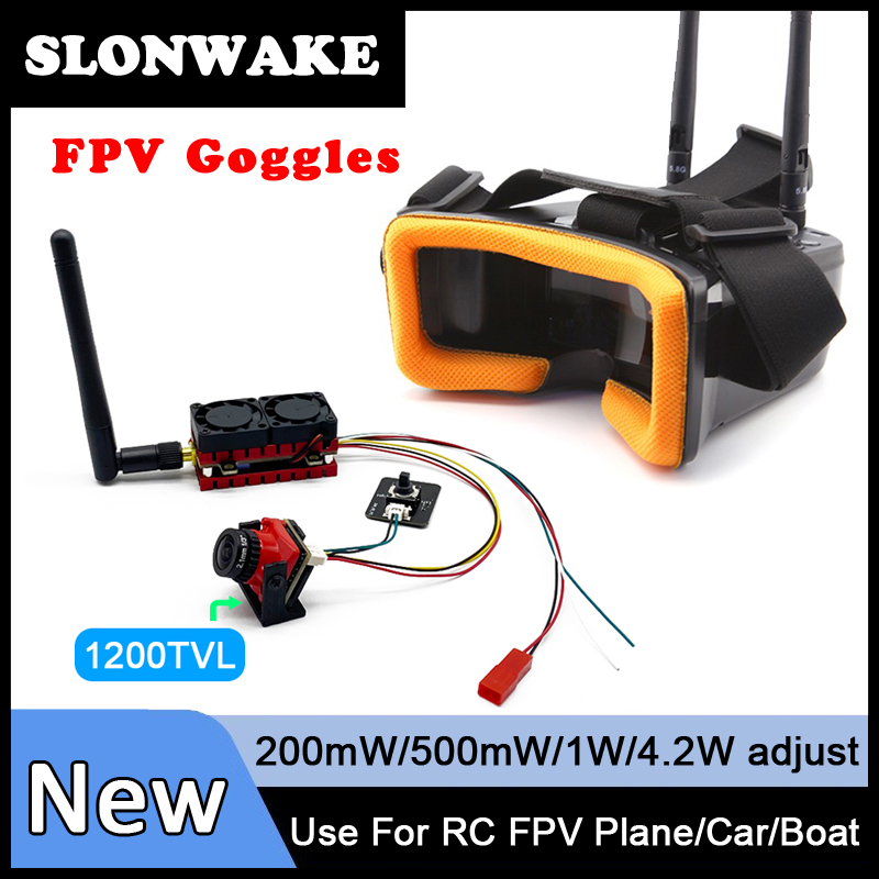 Goggles Fpv - SLONWAKE 5.8G 48CH 4.2W Transmissor VTX