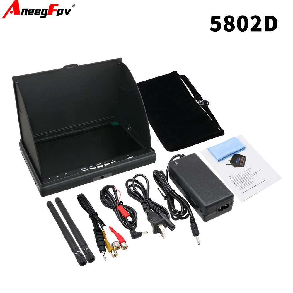 Goggles Fpv - LCD5802D LCD5802S 7 Polegada 5.8G 40CH