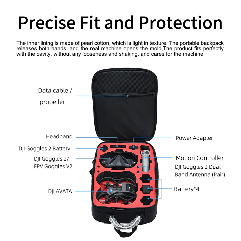 Caso portátil mochila náilon s - Dji Goggles avaliação e preço