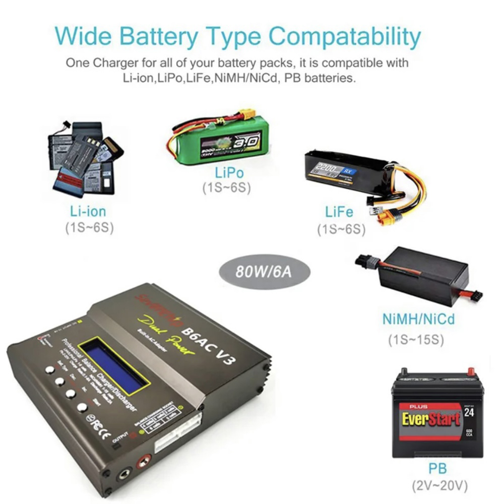 Carregador Balanceador IMAX B6 - Balance Charger Rc avaliação e preço