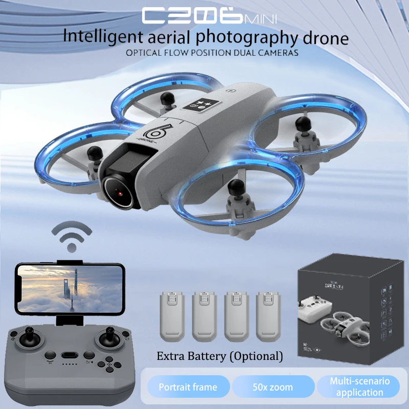 CZ06 Mini RC Quadcopter Drone  - Brushed Drone Motor avaliação e preço