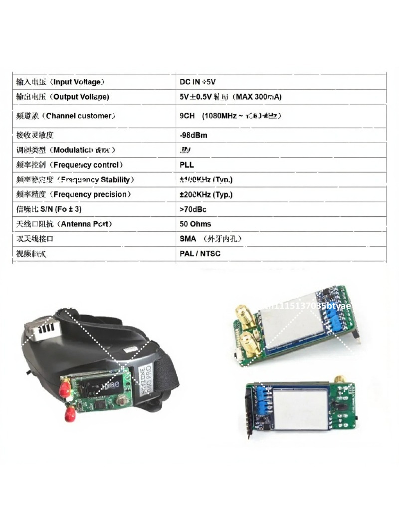 Transmissão de Imagem 1.2G 1.3 - Goggles Fpv avaliação e preço