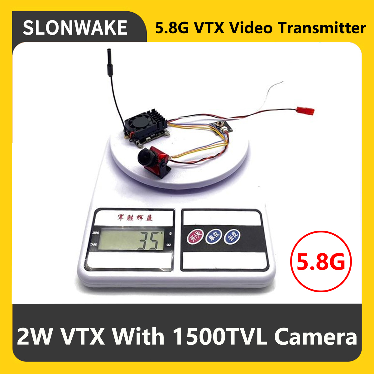 Transmissor FPV VTX SLONWAKE 5 - Drone Frame avaliação e preço