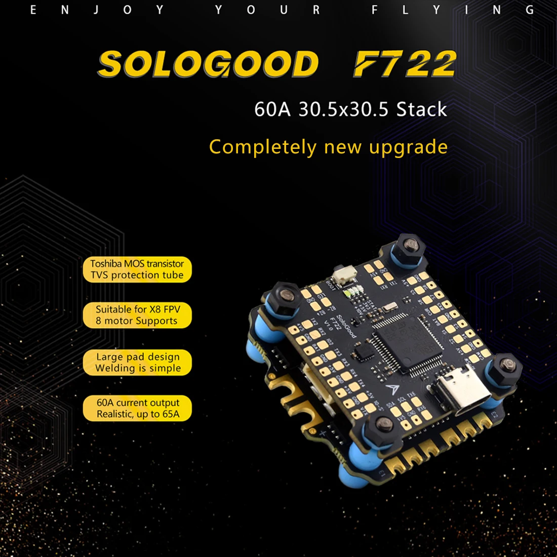 Sologood f722 60a pilha icm426 - F722 Flight Controller avaliação e preço