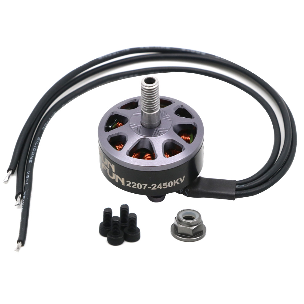 1/4 pçs conjunto sun fun 2207  - Brushed Drone Motor avaliação e preço