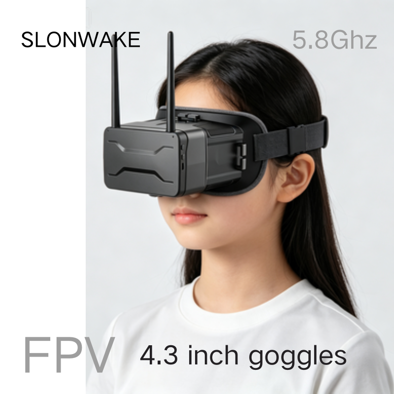 Óculos FPV 5.8G 4.3 Polegadas  - Goggles Fpv avaliação e preço